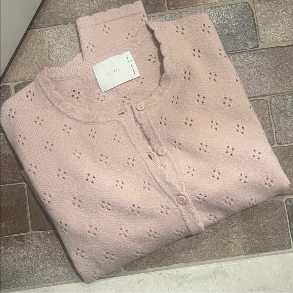 Coco McCall Pointelle Cardigan - Picture 7 of 8